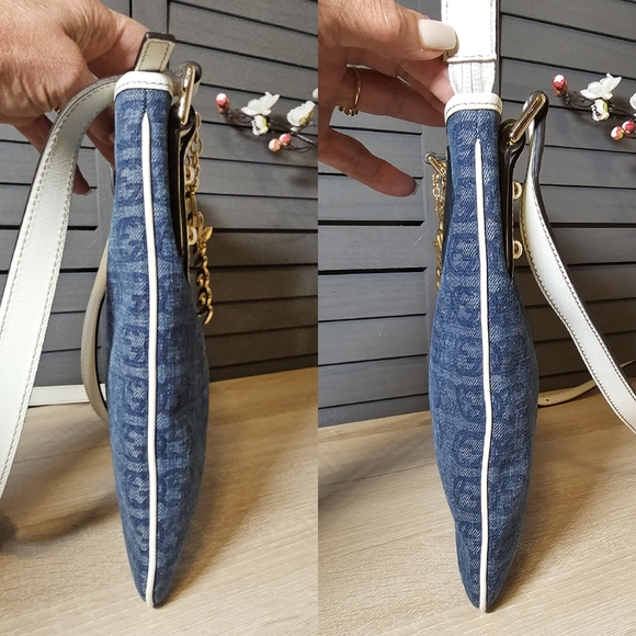 Authentic GUCCI Monogram GG Denim Crossbody ๐ - Picture 3 of 13